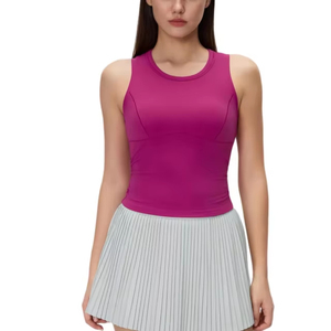 Camiseta Deportiva sin Mangas para Mujer, Diseño AIL, Ligera, de Secado Rápido, Ecológica, Color Sólido, Estilo Sujetador Deportivo, para Yoga y Gimnasio - Product Image 3