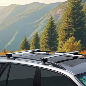 Barre transversale de montage sur rail surélevé aérodynamique de haute qualité de 1350mm pour les systèmes de support de toit de véhicule - Product Image 1