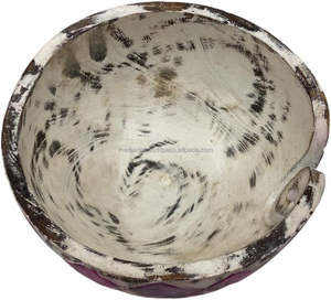 Diseño atractivo de aspecto espléndido, almacenamiento de hilo de madera hecho a mano Multicolor, cuenco de ganchillo para tejer, decoración, dispensador de hilo funcional - Product Image 6