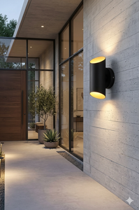Lumière LED murale extérieure moderne, lampe murale extérieure étanche IP65 pour jardin et balcon – Fabriqué au Vietnam - Product Image 3
