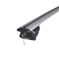 Barre transversale de toit en aluminium RMS25-3 de Taïwan, supporte le poids, pour le transport de marchandises en extérieur