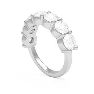 Floating Stackable <b>Rings</b> Round Lab Grown Diamond Prong Set 14k 18k Solid Gold Dainty Solitaire Straight <b>Stack</b> Bands Manufacturer - Product Image 3
