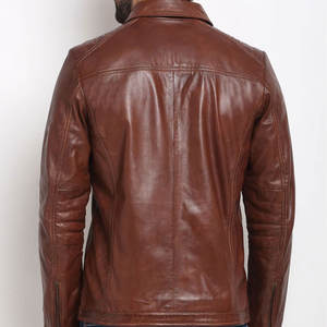 Chaqueta de Cuero Dominator Race con Logotipo Personalizado, Chaqueta de Motociclista Stealth Mode, Chaqueta de Motociclista Lone Wolf - Product Image 3