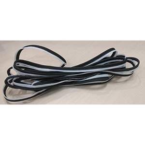 Tuyauterie réfléchissante à coudre haute visibilité Hi Vis Noir 50 Yds - Product Image 1