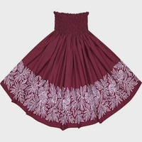 Jupe Luau Premium pour Femme, Broderie Florale Tropicale, Idéale pour l'Automne, la Plage, les Fêtes, la Danse, la Performance, Vente en Gros Personnalisée