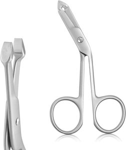 Pince à épiler professionnelle en acier inoxydable avec poignées, surface de préhension plus grande, précision pour les sourcils - Product Image 2