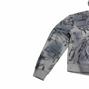 Sweat à capuche personnalisé de haute qualité, très demandé, imprimé sur mesure, fabriqué en usine, prix bas, 100% coton molletonné 450 g/m² - Product Image 4