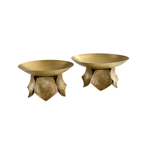 Cuenco de metal con base retorcida, superficie pulida, diseño glamuroso para servir comida, plato decorativo para fiestas a precio competitivo. - Product Image 3