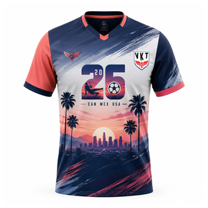 เสื้อฟุตบอลทีมไมอามี่ ซิตี้ สไตล์ 2026 สีชมพูฟลามิงโก สำหรับแฟนบอล เนื้อผ้าระบายอากาศดี แบบซับลิเมชั่น เหมาะสำหรับการแข่งขัน - Product Image 3
