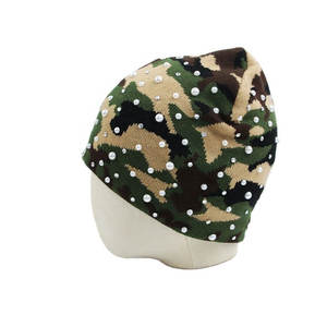 Gorro de Punto Elástico con Pedrería Premium, Brillante y Atractivo, con Logotipo Personalizado Impreso - Product Image 5