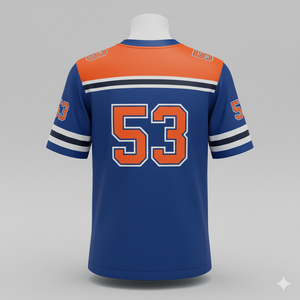 Camiseta Deportiva Personalizada de Fútbol Americano Unisex para Adultos, Camisetas de Malla Sublimadas con Nombre y Número del Equipo, Transpirables y Antibacterianas - Product Image 4