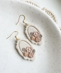 High Quality Fashion Jewellery Resin Embrodiary <b>Earrings</b> From India <b>Handmade</b> <b>Earrings</b> for Women and Girls Classic Look - Product Image 3