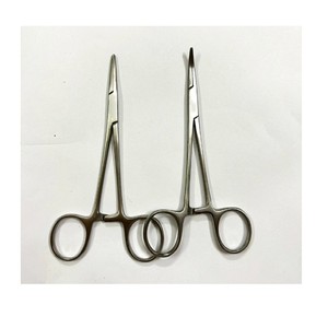 Pinces hémostatiques métalliques médicales 12,5 cm de long, type « moustique », légèrement courbées à 30 degrés, par Metal Med Corporation - Product Image 4