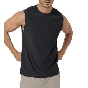 Camiseta sin Mangas Personalizada al por Mayor para Hombre, Camiseta Deportiva Transpirable para Gimnasio, Ropa Deportiva de Moda, OEM ODM - Product Image 1