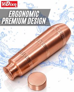กระติกน้ำสุญญากาศทองแดง ดีไซน์เรียบง่ายทรงกลม สำหรับใช้เดินป่ากลางแจ้ง - Product Image 5
