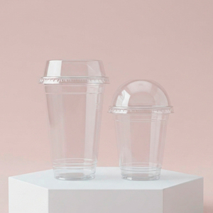 Clear <b>Plastic</b> <b>Cup</b> With Lid PP/PET Beverage <b>Plastic</b> <b>Cups</b> For Coffee Tea Juice Cold <b>Drinks</b> - Product Image 1