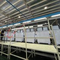 Ligne d'assemblage de machines à laver à double cuve à faible investissement et à entretien facile pour ateliers de réparation de lave-linge domestiques