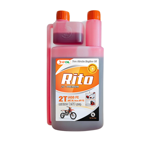น้ำมันเครื่อง 2 จังหวะ NPOIL – RITO PREMIUM 500 มล. 1 ลิตร น้ำมันหล่อลื่นเวียดนาม ผสมสารเพิ่มคุณภาพสูง - Product Image 1