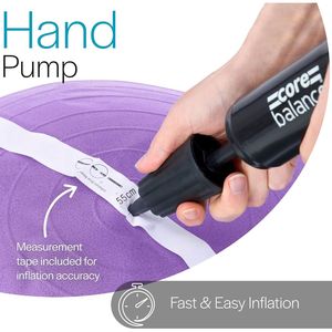 Pompa ad aria Core Balance per esercizi di yoga prenatali, pilates e maternità, serve anche come sedia da ufficio e palla da yoga per uso domestico e in ufficio - Product Image 2