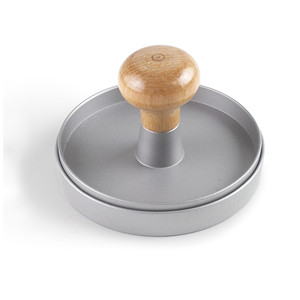 แม่พิมพ์กดแฮมเบอร์เกอร์พร้อมด้ามจับไม้เพื่อการทำแพตตี้ที่สม่ำเสมอ - Product Image 2