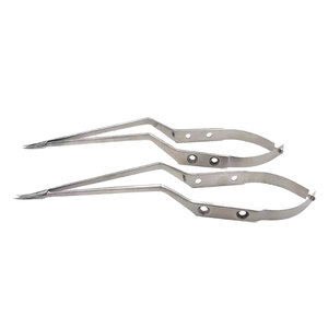 Ciseaux ophtalmiques manuels en acier inoxydable Castroviejo Yasargil de Jackbilly Enterprises, instruments microchirurgicaux - Product Image 3