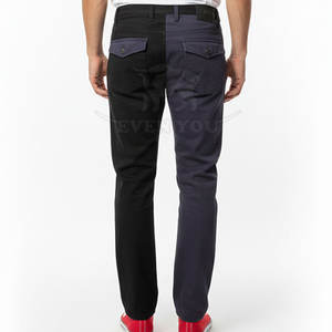 Pantalones de mezclilla modernos para hombre con doble cintura, cinturilla en capas, tendencia de ajuste holgado, moda urbana, pantalones casuales, venta al por mayor, exportación - Product Image 6