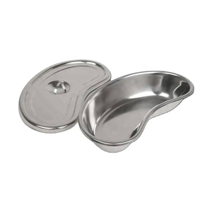Plateau chirurgical en acier inoxydable allemand de qualité supérieure, en forme de rein, incurvé, manuel, pour usage hospitalier, lot de 3, qualité A+, OEM - Product Image 2