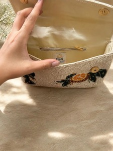 Sac à main en perles de verre fait main, best-seller, pour femmes, sac de soirée tendance pour fête, mariage, dîner et événements spéciaux, en vente - Product Image 5