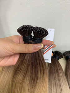 Extensions de cheveux vierges en kératine, pointe I, 100% cheveux vietnamiens, qualité supérieure, couleur personnalisable, prix d'usine, lisses naturels - Product Image 1