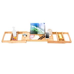 Moderno Porta Vasca da Bagno Impermeabile Portatile, Flessibile e Autoportante, Colore Legno con Design Contemporaneo per Uso in Bagno - Product Image 3