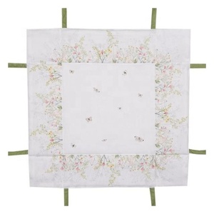 High Quality Washable Foldable Beige Color 100% Organic Cotton Bread <b>Basket</b> Best Selling GOTS Certificate <b>Food</b> Storage <b>Baskets</b> - Product Image 5