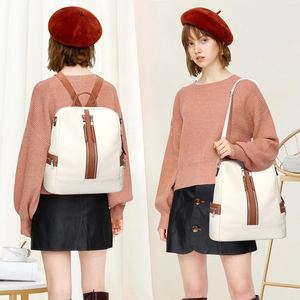 High End Convertible Genuine Buffalo Leather Backpack For Women Casual <b>Office</b> Travel Fashion Bag - Product Image 5