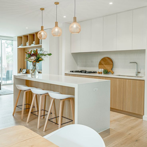 Cuisine modulaire moderne sur mesure JY Project avec garantie de 5 ans Solution complète pour les projets Matériaux en bois MDF - Product Image 4