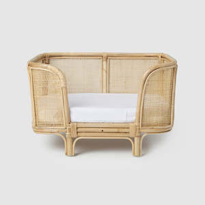 Cama para Mascotas de Mimbre Estilo Boho, Casa de Dormir para Perros y Gatos de Mimbre Natural, Jaula para Gatos de Mimbre con Cojín, Muebles Ecológicos Hechos a Mano - Product Image 6