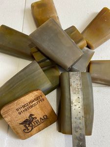 Mango de cuchillo de cuerno de búfalo 100% natural, hecho a mano, duradero, forma natural, artesanía BURAQ - Product Image 3