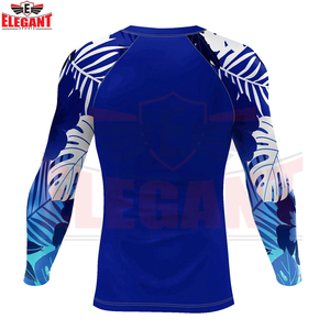 Meilleur prix de gros – Rashguard de compression personnalisé en tissu Spandex et Nylon, vêtement de fitness à séchage rapide pour adulte - Product Image 2