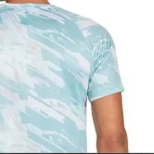 T-shirt décontracté et respirant pour homme, durable et confortable, en tissu mélangé adapté aux saisons - Product Image 4