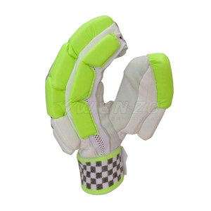 Vente directe d'usine - Gants de cricket en cuir durables et écologiques, forte adhérence, pour entraînement, main droite/gauche, fermeture auto-agrippante - Product Image 6