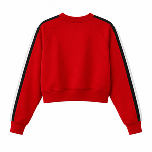 Delta |   Sigma |   Sweat-shirt universitaire pour femme Theta MCMVIII, style grec, rouge et blanc, col rond, vêtements de style universitaire - Product Image 3