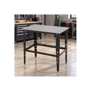 Adjustable Steel Welding <b>Table</b> With 24 <b>Pc</b> Tool Kit, Heavy Duty Metal Workbench, Welding Clamps And Workshop Tools GAR052 - Product Image 1