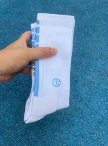 Professional Youth Sports Crew <b>Socks</b> Basketball <b>Running</b> Badminton Custom Spandex/Nylon/Cotton Fleece Anti-Foul Solid Non-slip - Product Image 3