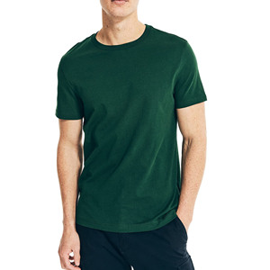 T-shirts pour hommes en coton de qualité supérieure, coupe ample, tissu personnalisé, manches courtes, streetwear personnalisé, t-shirt uni en tricot teint - Product Image 6