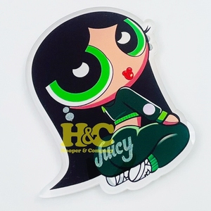 Support magnétique pour extensions de cils en acrylique écologique, design 'Girl' avec motif cœur, de qualité supérieure, couleur personnalisable - Product Image 2