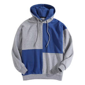 เสื้อฮู้ดผู้ชายแบบมีแผ่นปะติด ราคาส่ง รับทำโลโก้ เสื้อฮู้ดมีสไตล์ เสื้อสเวตเชิ้ตแบบสวมใส่สบาย สตรีทแวร์ลำลอง - Product Image 1
