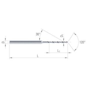 DIXI 1139 — Punte elicoidali con corpo rinforzato - Product Image 1
