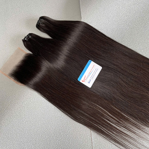 Fournisseur de Cheveux Humains Vietnamiens 100% Naturels, Lisses Comme des Baguettes, en Paquets, Cheveux Vietnamiens Bruts, Sans Nœuds, Sans Perte, Vente en Gros - Product Image 6