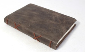 Custom High Quality Customized Gift For Student Logo <b>Leather</b> Best Quality Vintage Brown Color Handmade Recycled Cotton Paper - Product Image 2