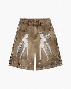 Shorts de mezclilla hechos a medida, diseño personalizado completo, tela, ajuste, longitud, lavado, color, costuras, bolsillos, logotipo, etiqueta, fabricados en fábrica - Product Image 4