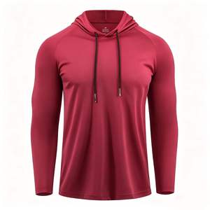 Sudadera Deportiva Larga de Punto para Hombre, de Secado Rápido, con Orificios para los Pulgares, para Correr, Hacer Ejercicio y Entrenamiento en Primavera - Product Image 4