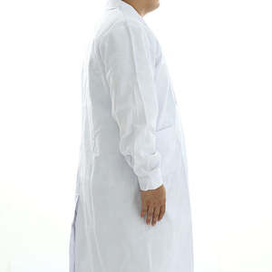 Blouse d'hôpital pour hommes, blouse de laboratoire infirmière, broderie personnalisée, manches longues, commande en gros, haute qualité, tissu tricoté 100% coton - Product Image 3